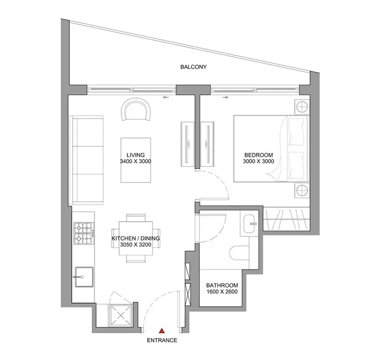 1 bedroom Apartments